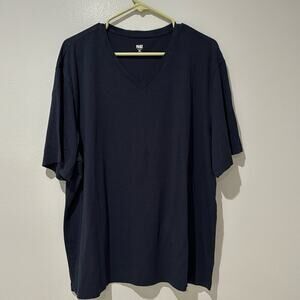 Paige Men’s Basic Vneck Shirt Travel Resort Wear Vacation size XXL Navy